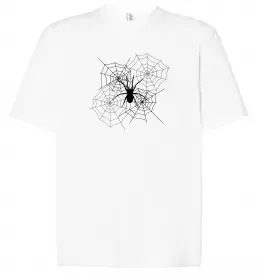 Футболка Оверсайз Spider Белый фото