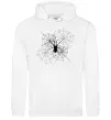 Чоловіча толстовка (худі) Павутиння Білий фото