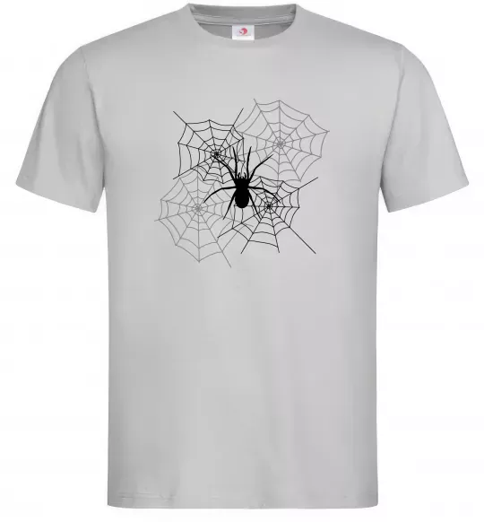 Мужская футболка Павутиння Серый фото