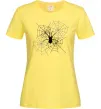 Женская футболка Павутиння Лимонный фото