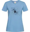 Женская футболка Павутиння Голубой фото