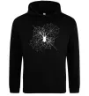 Жіноча толстовка (худі) Павутиння Чорний фото