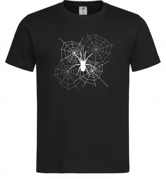Мужская футболка Павутиння Черный фото