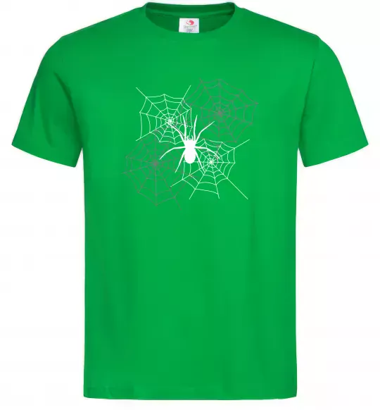 Мужская футболка Павутиння Зеленый фото
