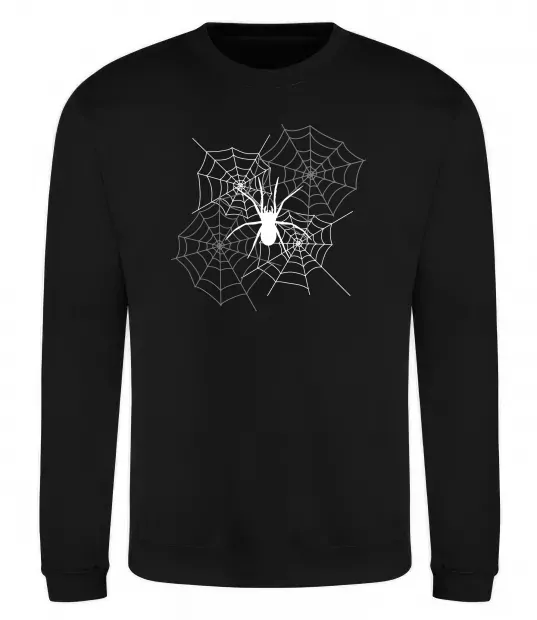 Свитшот Павутиння Черный фото