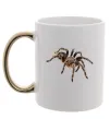 Чашка з кольоровою ручкою Tarantula Золото фото