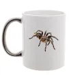 Чашка з кольоровою ручкою Tarantula Срібло фото