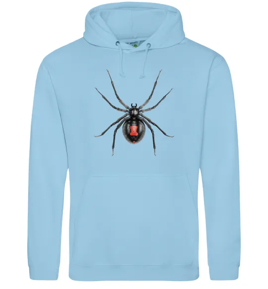 Женская толстовка (худи) Чорна вдова Голубой фото