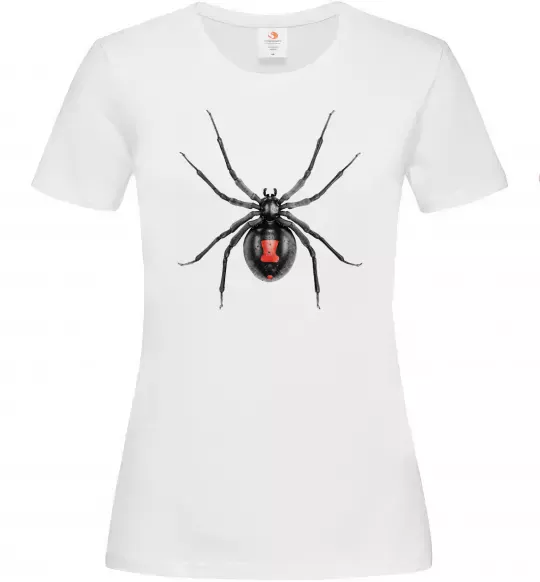 Жіноча футболка Чорна вдова Білий фото