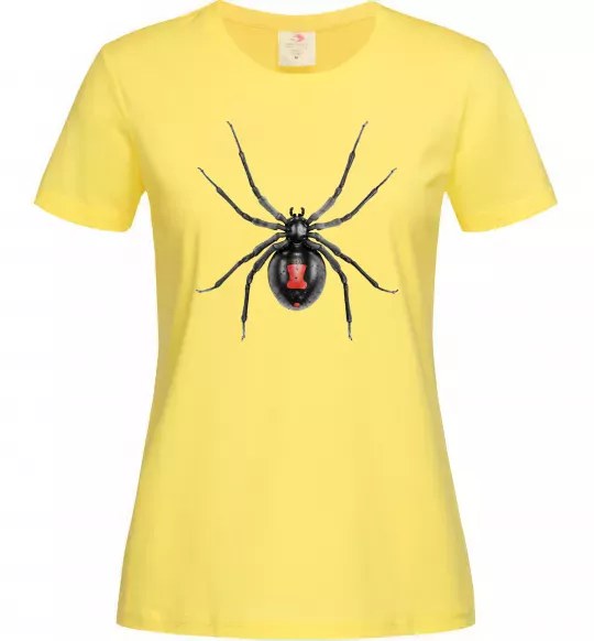 Жіноча футболка Чорна вдова Лимонний фото