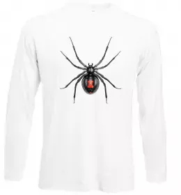 Лонгслив Чорна вдова Белый фото