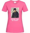 Жіноча футболка Шевченко в окулярах Яскраво-рожевий Жіноча футболка Шевченко в окулярах Яскраво-рожевий фото