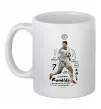 Чашка керамическая Cristiano Ronaldo Белый Чашка керамическая Cristiano Ronaldo Белый фото