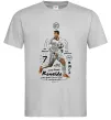 Мужская футболка Cristiano Ronaldo Серый фото