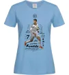 Женская футболка Cristiano Ronaldo Голубой Женская футболка Cristiano Ronaldo Голубой фото