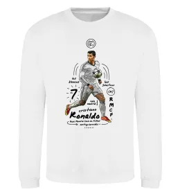 Світшот Cristiano Ronaldo Білий фото