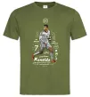 Мужская футболка Cristiano Ronaldo Оливковый фото
