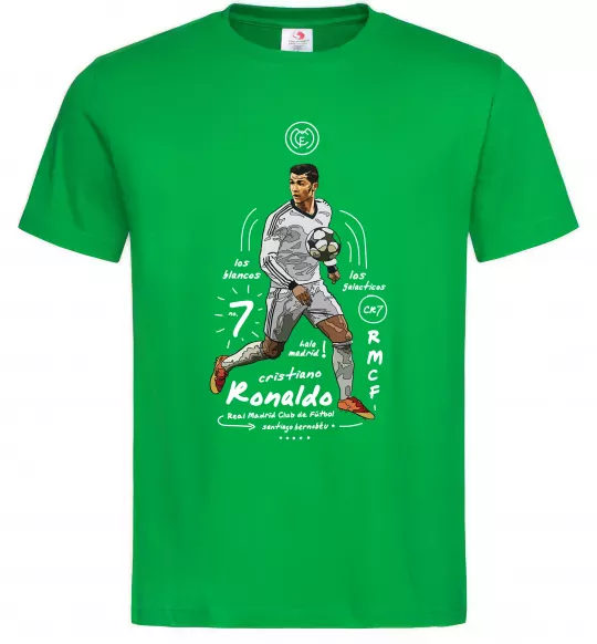 Мужская футболка Cristiano Ronaldo Зеленый фото