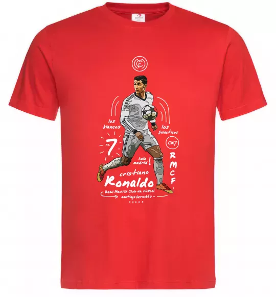 Мужская футболка Cristiano Ronaldo Красный фото