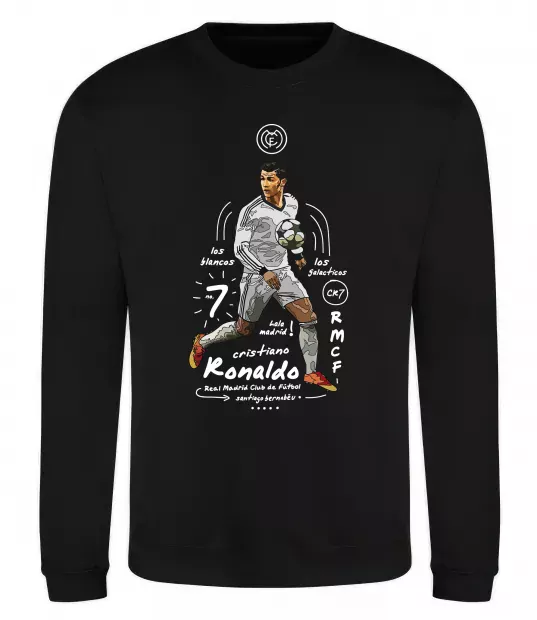 Свитшот Cristiano Ronaldo Черный фото