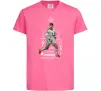 Дитяча футболка Cristiano Ronaldo Яскраво-рожевий фото