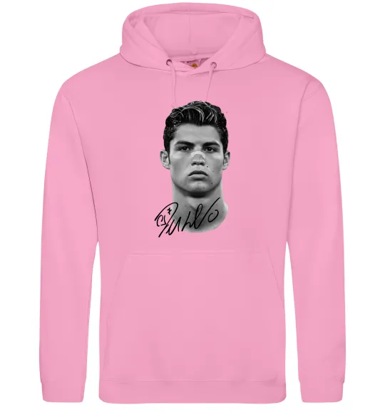 Чоловіча толстовка (худі) Молодий Ronaldo Рожевий фото
