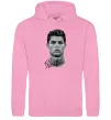 Чоловіча толстовка (худі) Молодий Ronaldo Рожевий фото
