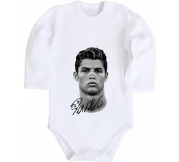 Дитячий бодік CR7 Білий фото