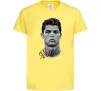 Дитяча футболка Молодий Ronaldo Лимонний фото