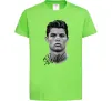 Дитяча футболка Молодий Ronaldo Лаймовий фото