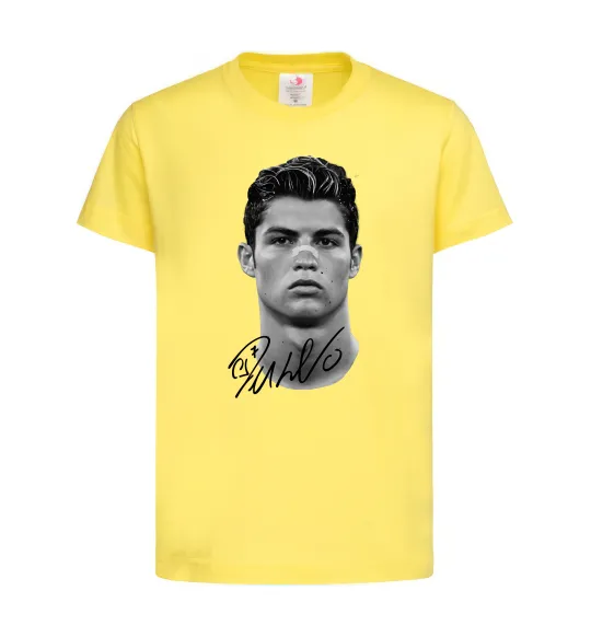 Дитяча футболка Молодий Ronaldo Лимонний фото