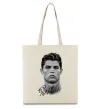 Эко-сумка Молодий Ronaldo Бежевый фото