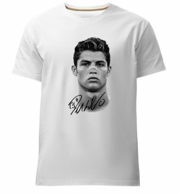 Чоловіча преміум футболка Молодий Ronaldo