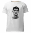 Мужская премиум футболка Молодий Ronaldo Белый Мужская премиум футболка Молодий Ronaldo Белый фото