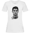Жіноча футболка Молодий Ronaldo Білий Жіноча футболка Молодий Ronaldo Білий фото