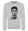 Світшот Молодий Ronaldo Сірий меланж фото