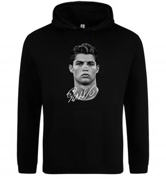 Женская толстовка (худи) Молодий Ronaldo Черный фото