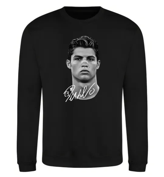 Світшот Молодий Ronaldo Чорний фото