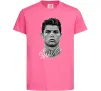 Дитяча футболка Молодий Ronaldo Яскраво-рожевий фото