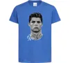 Дитяча футболка Молодий Ronaldo Яскраво-синій фото