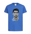 Дитяча футболка Молодий Ronaldo Яскраво-синій фото