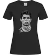 Жіноча футболка Молодий Ronaldo Чорний Жіноча футболка Молодий Ronaldo Чорний фото