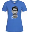 Жіноча футболка Молодий Ronaldo Яскраво-синій Жіноча футболка Молодий Ronaldo Яскраво-синій фото