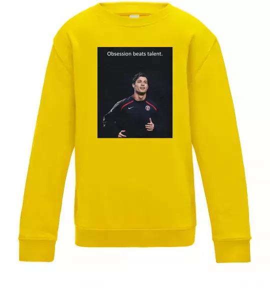 Детский Свитшот Ronaldo Солнечно желтый фото