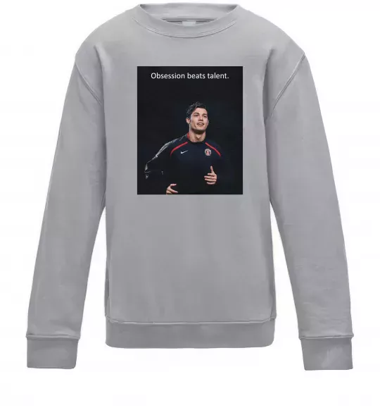 Детский Свитшот Ronaldo Серый меланж фото