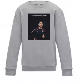 Детский Свитшот Cristiano Ronaldo Серый меланж фото Детский Свитшот Cristiano Ronaldo Серый меланж фото