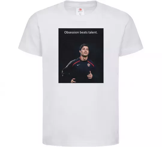 Дитяча футболка Ronaldo Білий фото