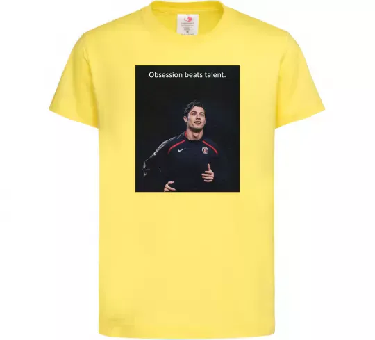 Дитяча футболка Ronaldo Лимонний фото