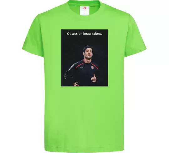 Дитяча футболка Ronaldo Лаймовий фото