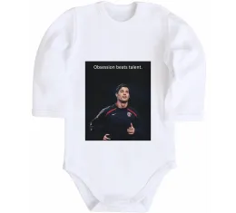 Дитячий бодік CR7 Білий фото